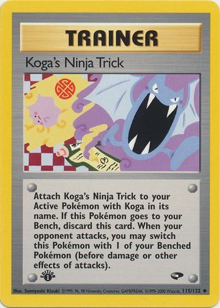 Koga's Ninja Trick - 115/132 - Uncommon - 1st Edition available at 401 Games Canada