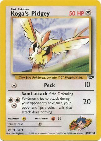 Koga's Pidgey - 80/132 - Common - Unlimited available at 401 Games Canada