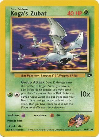 Koga's Zubat - 83/132 - Common - Unlimited available at 401 Games Canada