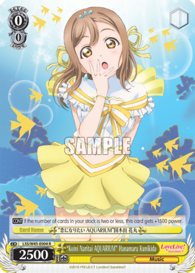 "Koi ni Naritai AQUARIUM" Hanamaru Kunikida - LSS/W45-E004 - Rare available at 401 Games Canada