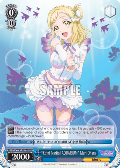 "Koi ni Naritai AQUARIUM" Mari Ohara - LSS/W45-E071R - Triple Rare available at 401 Games Canada