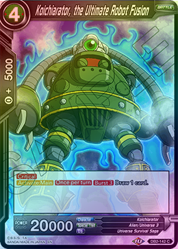 Koichiarator, the Ultimate Robot Fusion - DB2-142 - Common (FOIL) available at 401 Games Canada