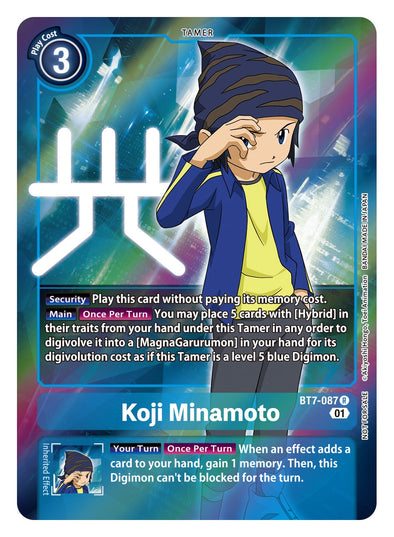 Koji Minamoto (Box Topper) - BT7-087 - Rare available at 401 Games Canada