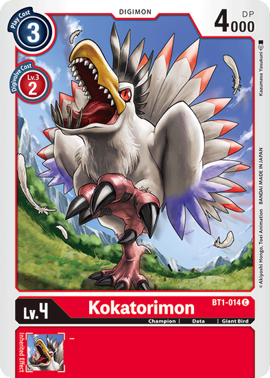 Kokatorimon - BT1-014 - Common available at 401 Games Canada