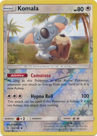 Komala - 114/145 - Uncommon - Reverse Holo available at 401 Games Canada