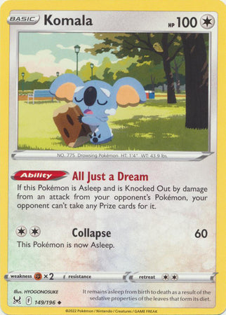 Komala - 149/196 - Uncommon available at 401 Games Canada