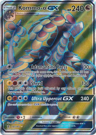 Kommo-o GX - 141/145 - Full Art Ultra Rare available at 401 Games Canada