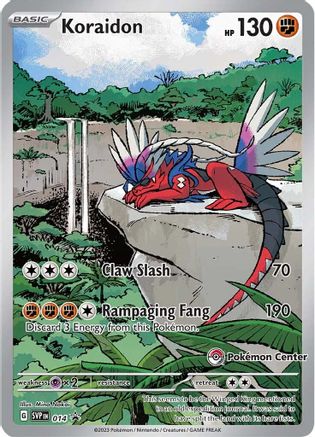 Koraidon (Pokemon Center Exclusive) - SVP014 - Promo available at 401 Games Canada