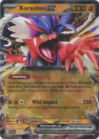 Koraidon ex - 125/198 - Double Rare available at 401 Games Canada