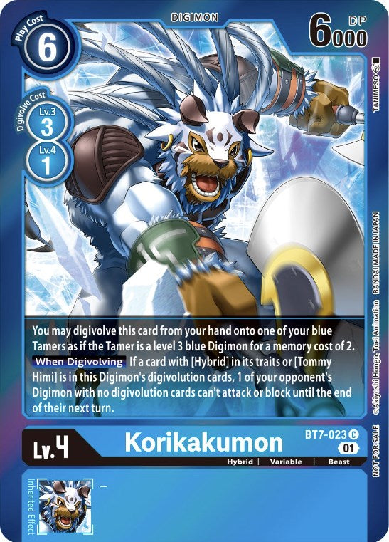 Korikakumon (Event Pack 3) - BT7-023 - Common available at 401 Games Canada