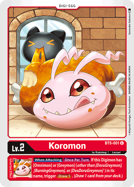 Koromon - BT5-001 - Uncommon available at 401 Games Canada