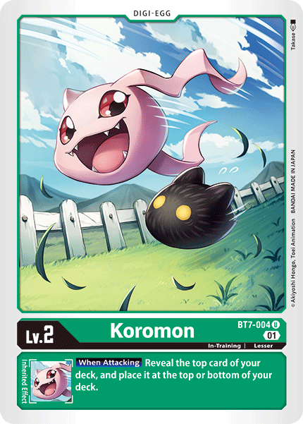 Koromon - BT7-004 - Uncommon available at 401 Games Canada