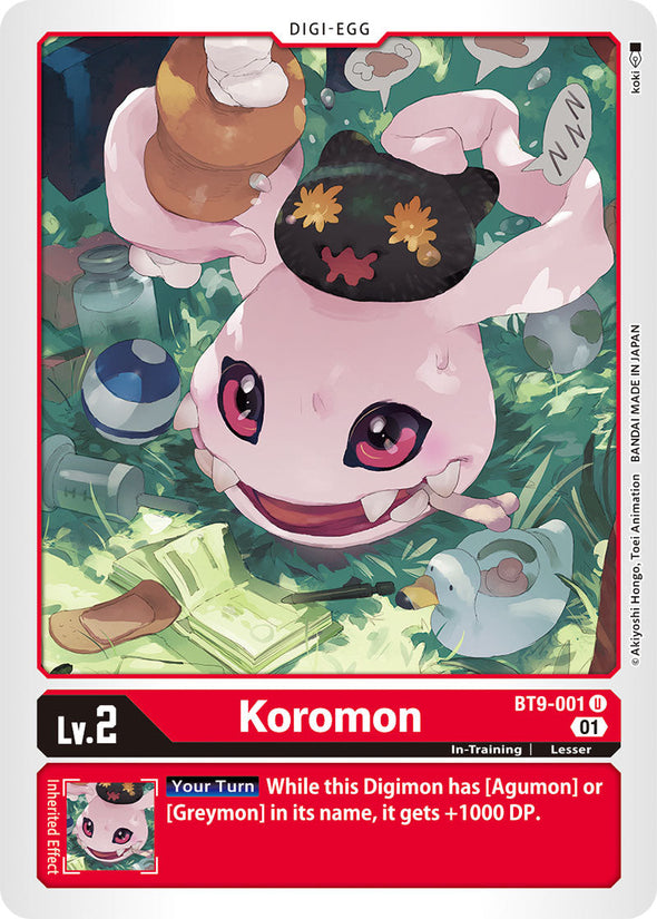 Koromon - BT9-001 - Uncommon available at 401 Games Canada