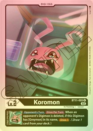 Koromon (Foil) - BT11-005 - Uncommon available at 401 Games Canada