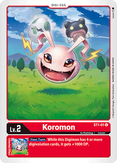 Koromon - ST1-01 - Uncommon available at 401 Games Canada