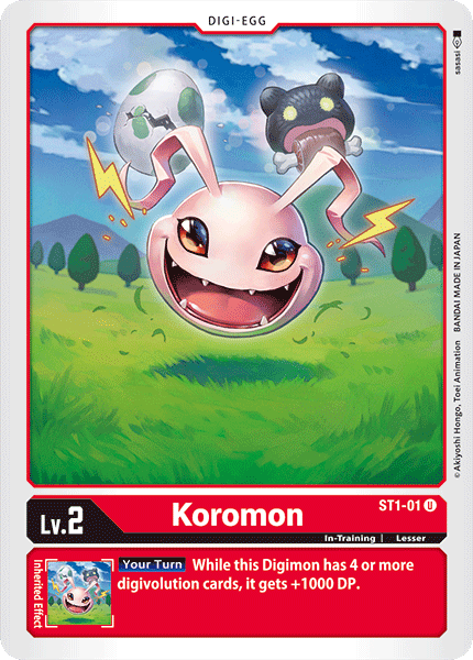 Koromon - ST1-01 - Uncommon available at 401 Games Canada