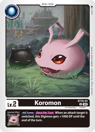 Koromon - ST15-01 - Uncommon available at 401 Games Canada