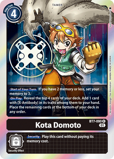 Kota Domoto - BT7-090 - Rare available at 401 Games Canada