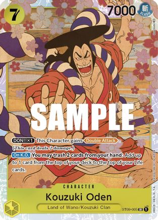 Kouzuki Oden - ST09-005 - Super Rare available at 401 Games Canada