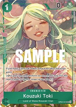 Kouzuki Toki (Box Topper) - OP02-031 - Uncommon available at 401 Games Canada