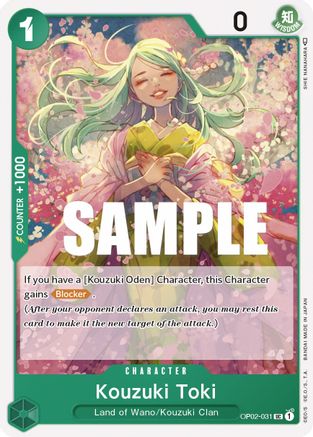 Kouzuki Toki - OP02-031 - Uncommon available at 401 Games Canada