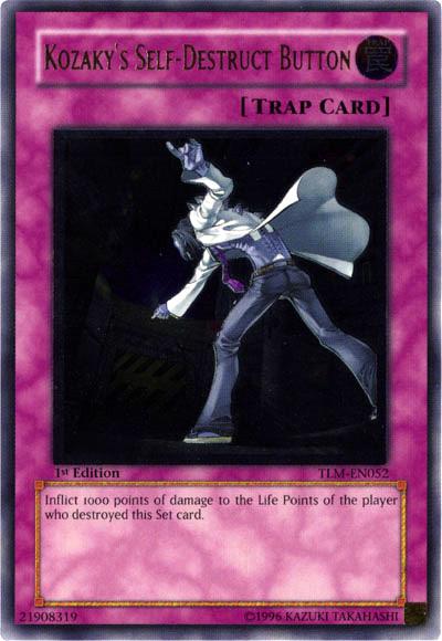 Kozaky's Self-Destruct Button - TLM-EN052 - Ultimate Rare - 1st Edition available at 401 Games Canada