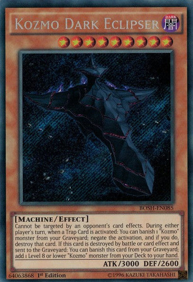 Kozmo Dark Eclipser - BOSH-EN085 - Secret Rare - 1st Edition available at 401 Games Canada