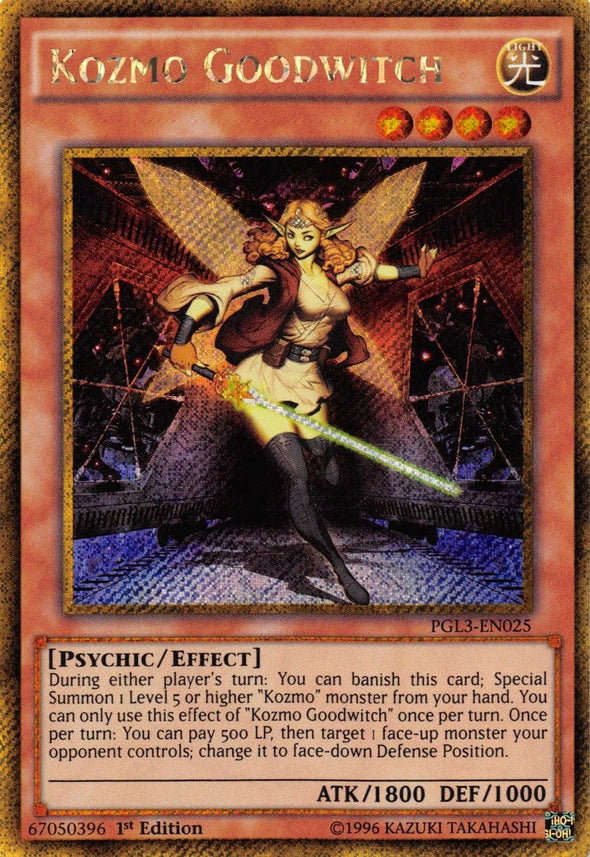 Kozmo Goodwitch - PGL3-EN025 - Gold Secret Rare - 1st Edition available at 401 Games Canada