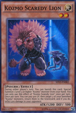 Kozmo Scaredy Lion - SHVI-EN082 - Super Rare - Unlimited available at 401 Games Canada