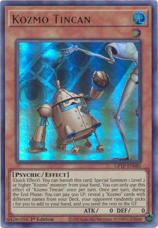 Kozmo Tincan - GFTP-EN085 - Ultra Rare - 1st Edition available at 401 Games Canada