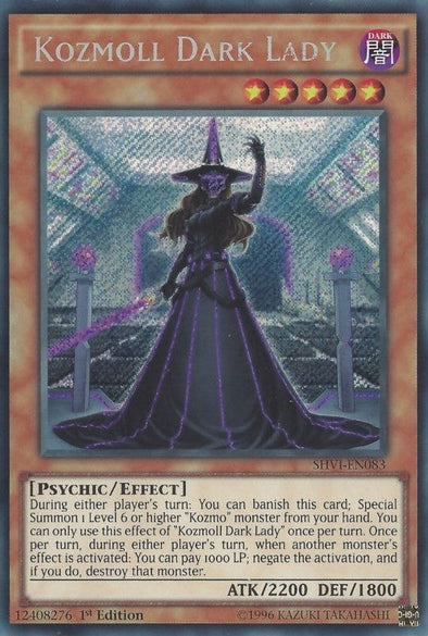 Kozmoll Dark Lady - SHVI-EN083 - Secret Rare - 1st Edition available at 401 Games Canada