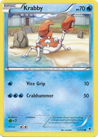 Krabby - 13/119 - Common available at 401 Games Canada