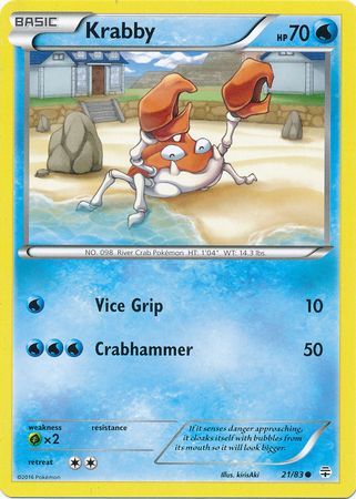 Krabby - 21/83 - Common available at 401 Games Canada