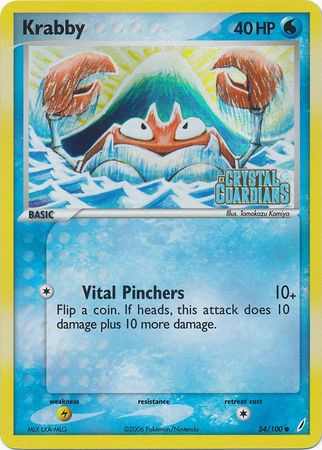 Krabby - 54/100 - Common - Reverse Holo available at 401 Games Canada
