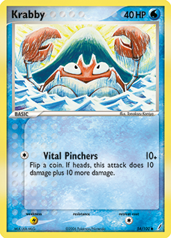 Krabby - 54/100 - Common available at 401 Games Canada