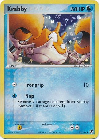 Krabby - 66/112 - Common - Reverse Holo available at 401 Games Canada