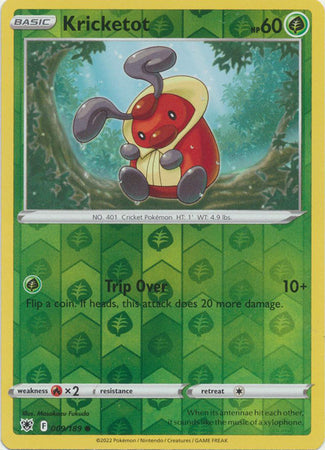 Kricketot - 009/189 - Common - Reverse Holo available at 401 Games Canada