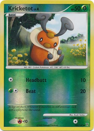 Kricketot - 109/147 - Common - Reverse Holo available at 401 Games Canada