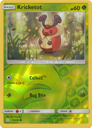 Kricketot - 13/236 - Common - Reverse Holo available at 401 Games Canada