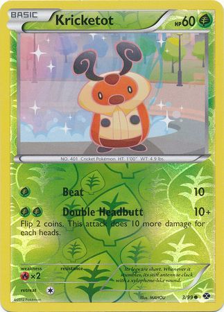 Kricketot - 3/99 - Common - Reverse Holo available at 401 Games Canada