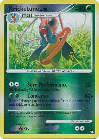 Kricketune - 27/123 - Rare - Reverse Holo available at 401 Games Canada