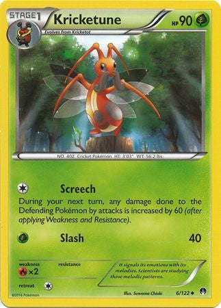 Kricketune - 6/122 - Uncommon available at 401 Games Canada