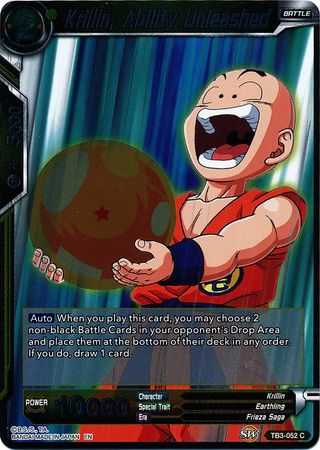 Krillin, Ability Unleashed - TB3-052 - Common (FOIL) available at 401 Games Canada