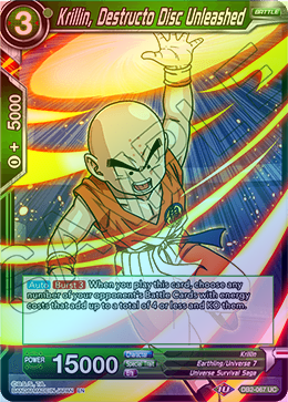 Krillin, Destructo Disc Unleashed - DB2-067 - Uncommon (FOIL) available at 401 Games Canada