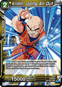 Krillin, Going All-Out - DB3-084 - Common available at 401 Games Canada