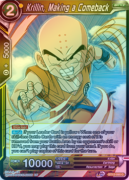 Krillin, Making a Comeback - BT12-095 - Common (FOIL) available at 401 Games Canada