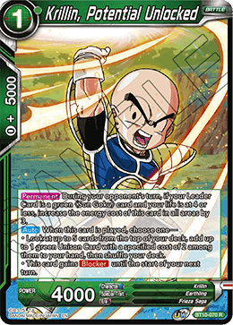 Krillin, Potential Unlocked - BT10-070 - Rare (FOIL) (Reprint) available at 401 Games Canada