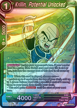 Krillin, Potential Unlocked - BT10-070 - Rare (FOIL) available at 401 Games Canada