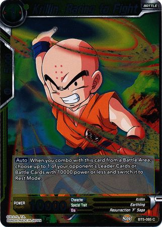 Krillin, Raring to Fight - BT5-085 - Common (FOIL) available at 401 Games Canada