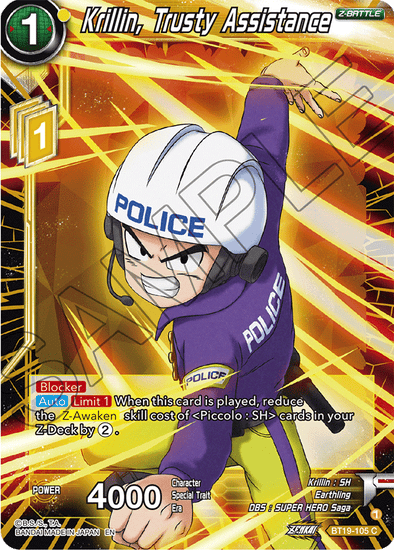 Krillin, Trusty Assistance - BT19-105 - Common available at 401 Games Canada